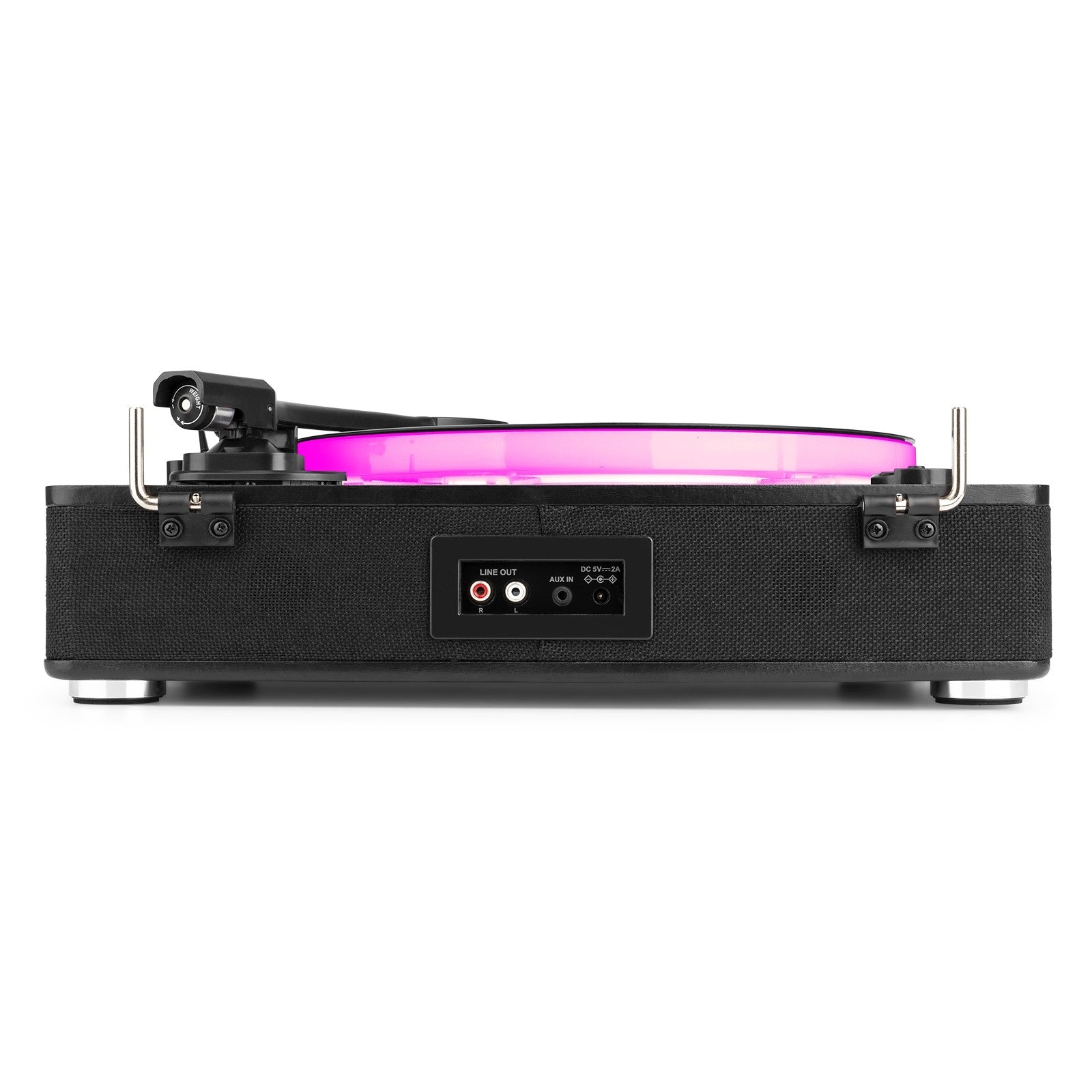 FENTON - RP162LED Record Player with BT in/out Black