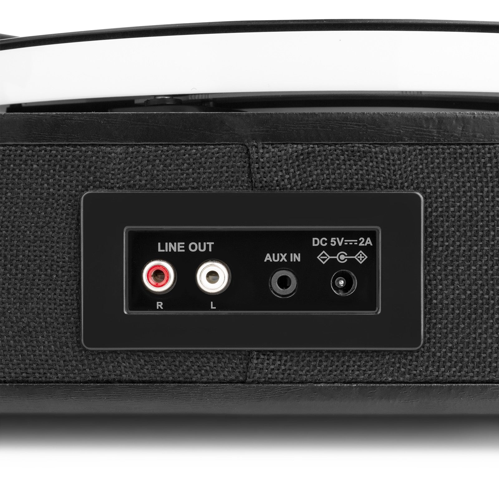 FENTON - RP162LED Record Player with BT in/out Black