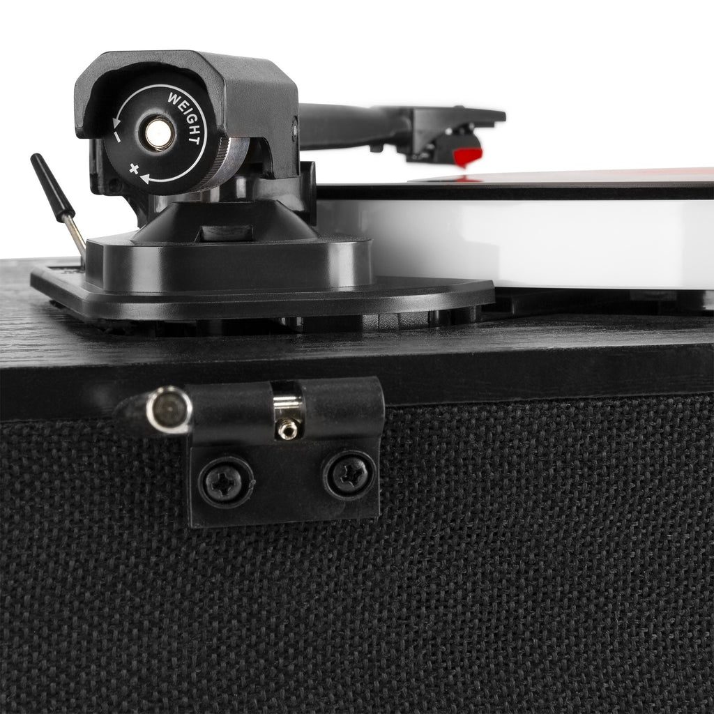 FENTON - RP162LED Record Player with BT in/out Black