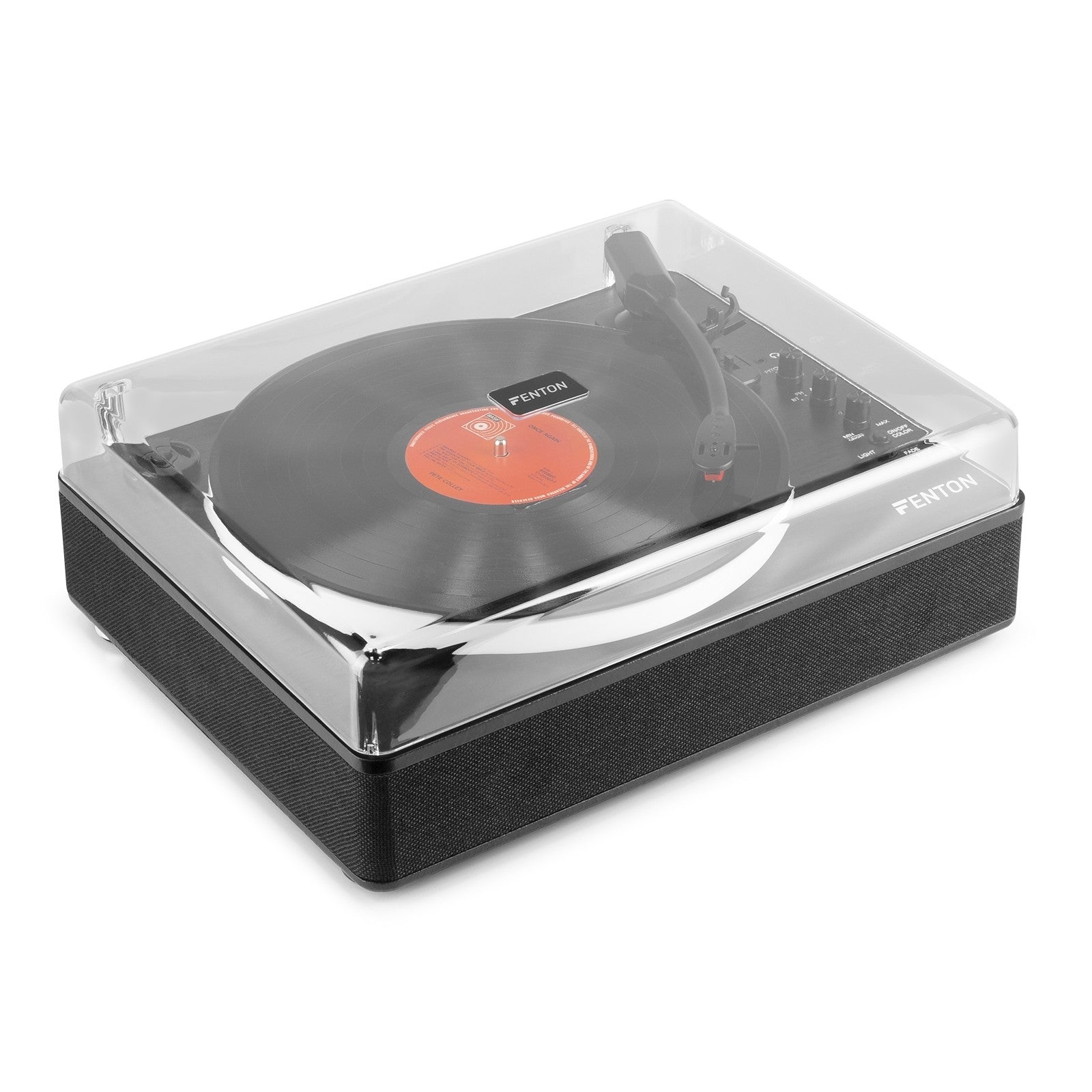 FENTON - RP162LED Record Player with BT in/out Black