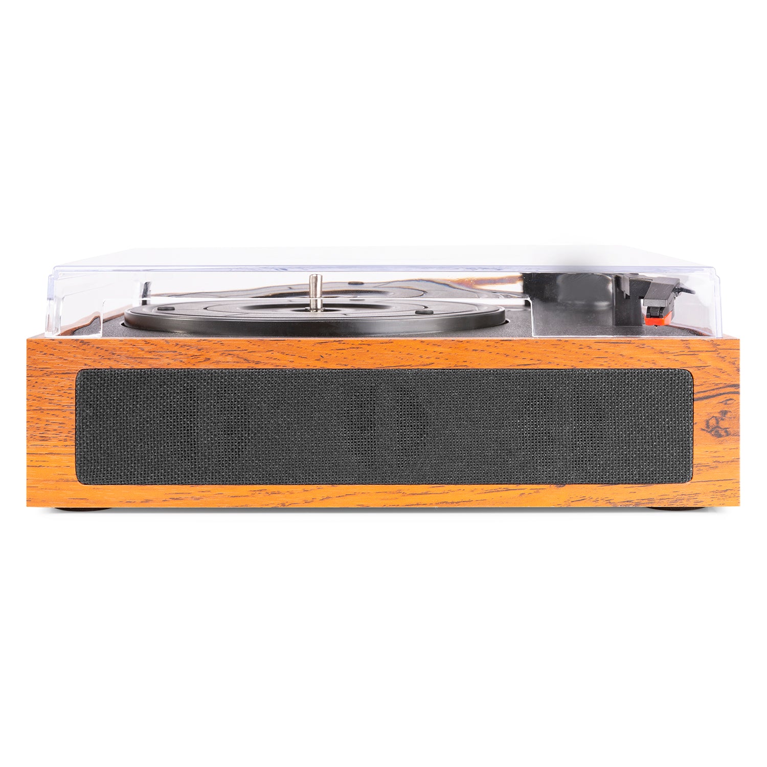 RP170L RECORD PLAYER WITH RECORD STORAGE CASE WOOD
