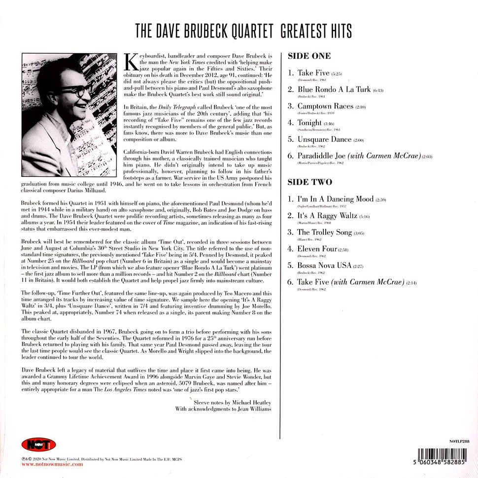 The Dave Brubeck - Greatest Hits