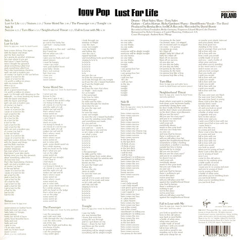 Iggy Pop - Lust For Life