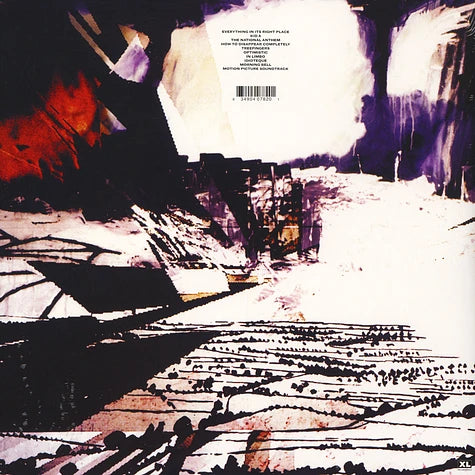 Abstract album cover with artistic design elements