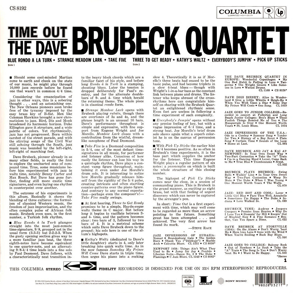 The Dave Brubeck Quartet - Time Out