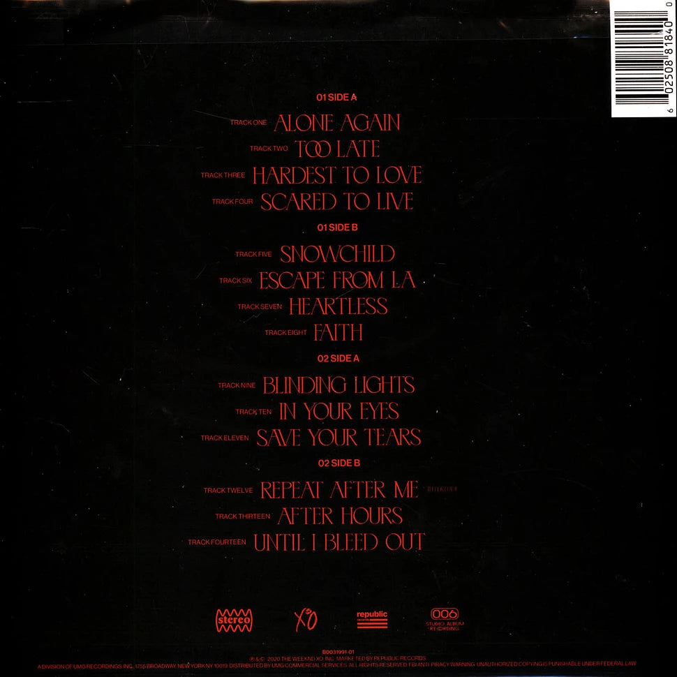 The Weeknd - After Hours