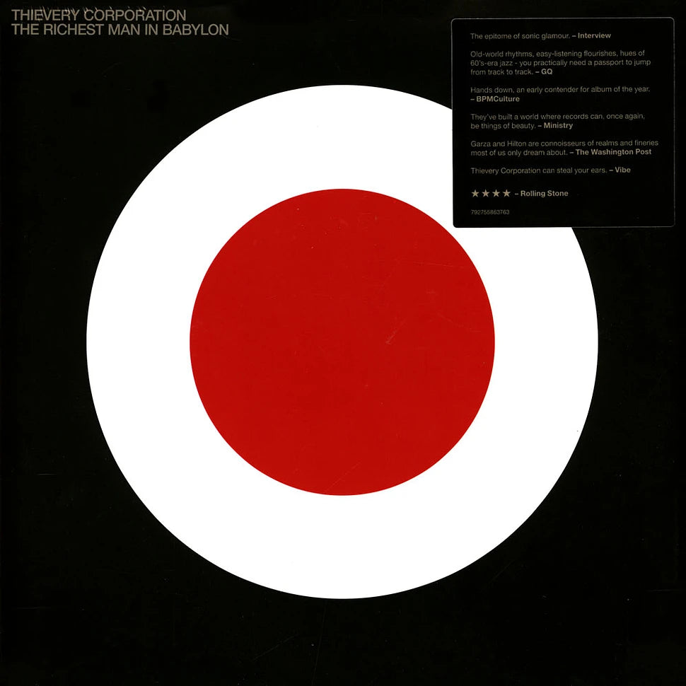 Thievery Corporation - The Richest Man In Babylon 2025 Repress