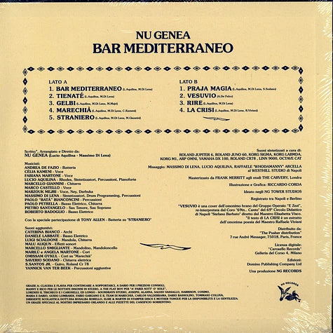 Nu Genea - Bar Mediterraneo
