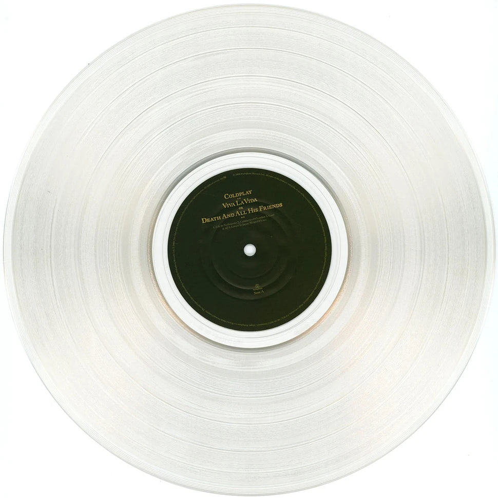 Coldplay - Viva La Vida Or Death And All His Friends - Clear Eco Vinyl Edition