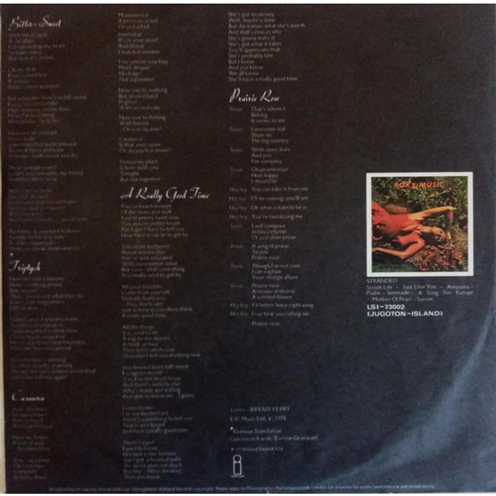 Roxy Music - Country Life