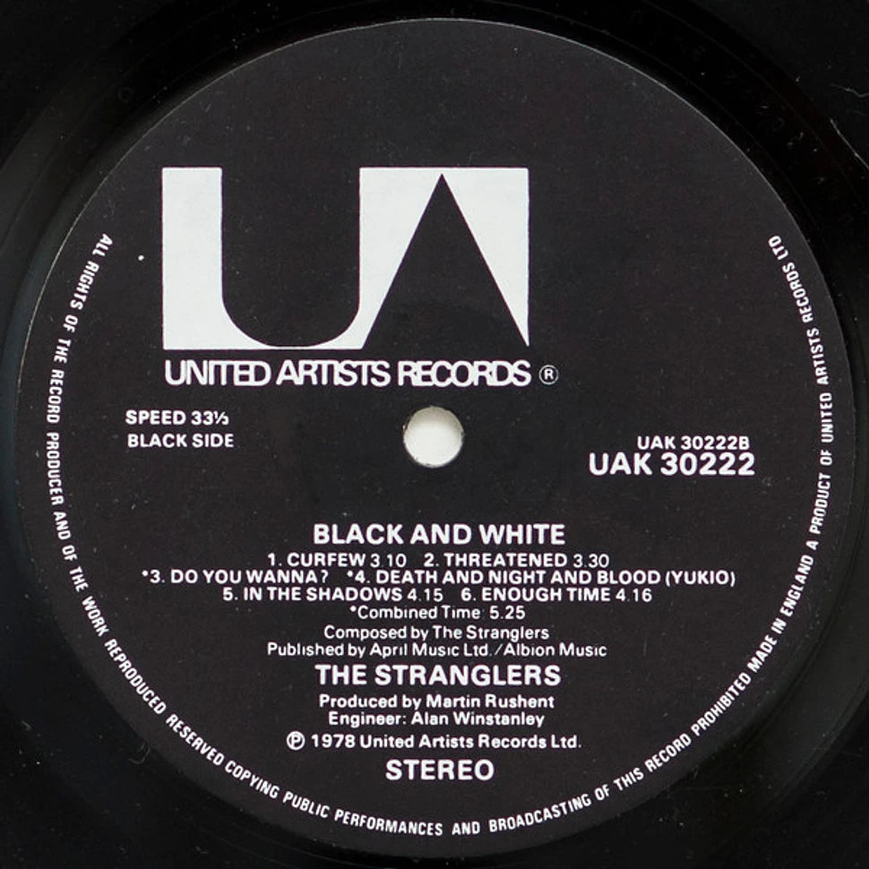 The Stranglers - Black and White