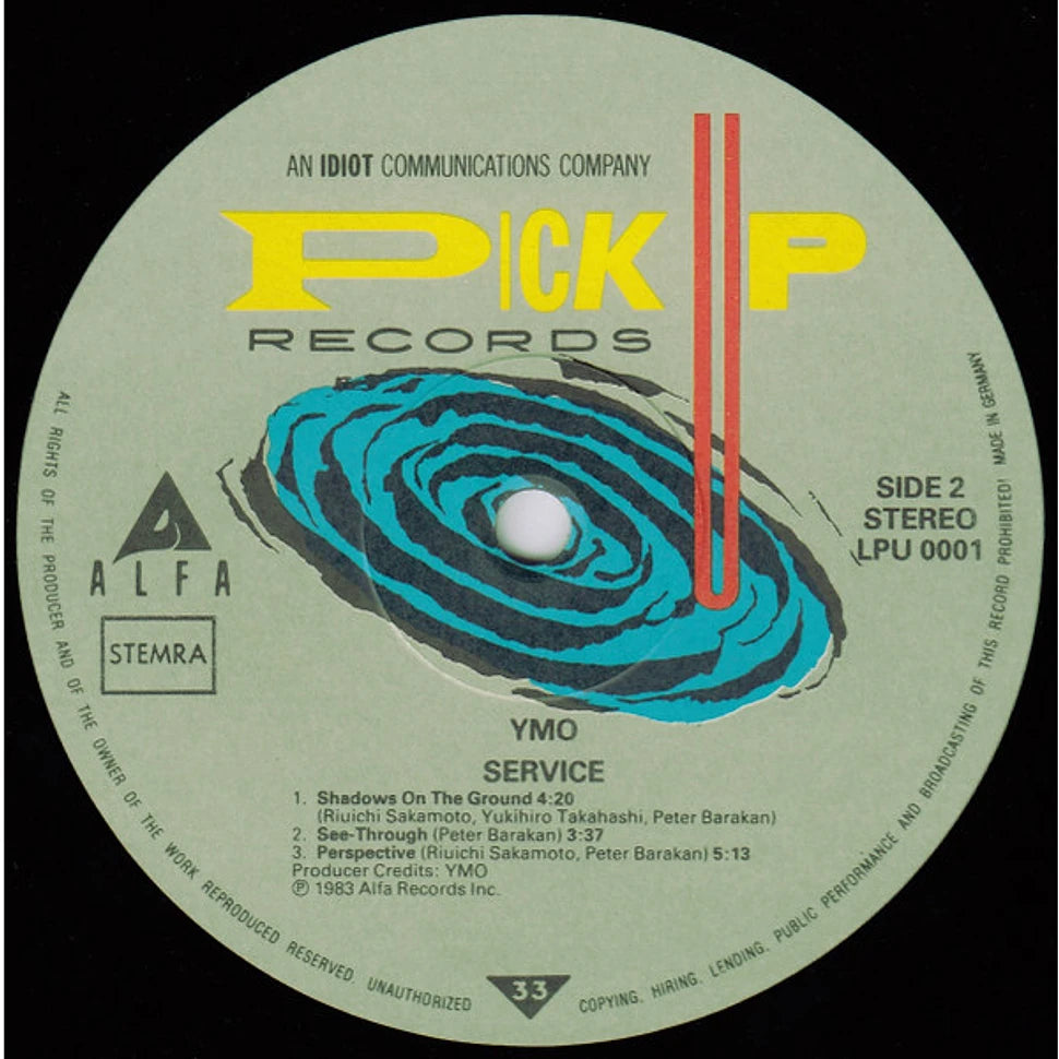 Yellow Magic Orchestra - Service