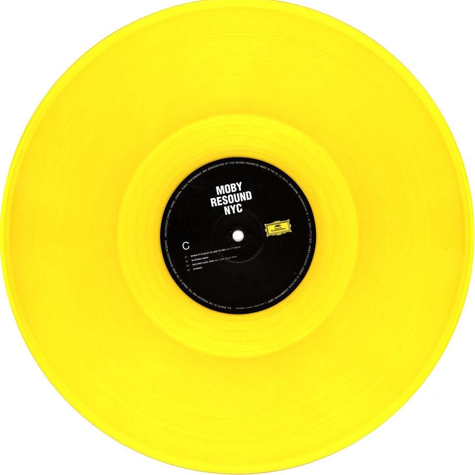 Moby - Resound NYC Indie Exclusive Yellow Vinyl Edition