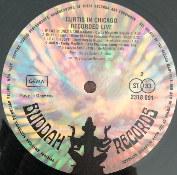 Curtis Mayfield - Curtis In Chicago