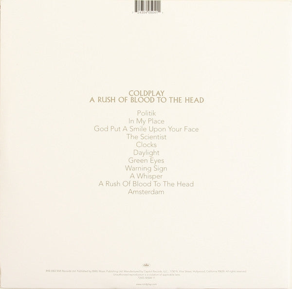 Coldplay - A rush of bood to the head