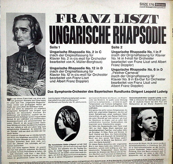 Franz Liszt ‎– Ungarische Rhapsodie