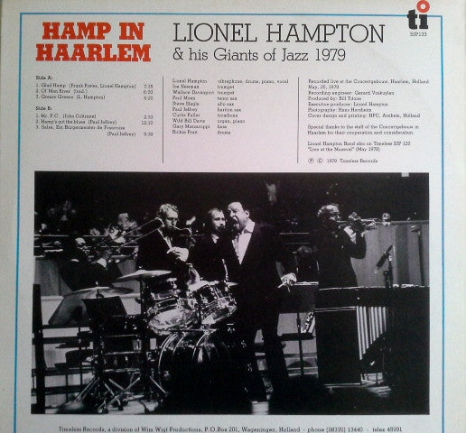 Lionel Hampton & His Giants Of Jazz – Hamp In Haarlem