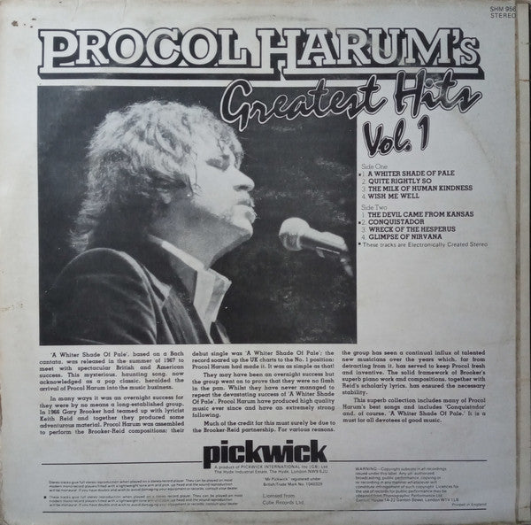 Procol Harum - The Greatest Hits Vol1