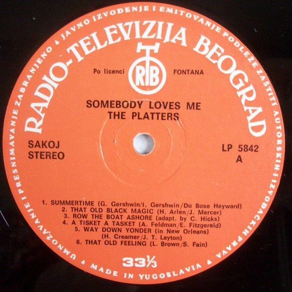 The Platters - Somebody Loves Me