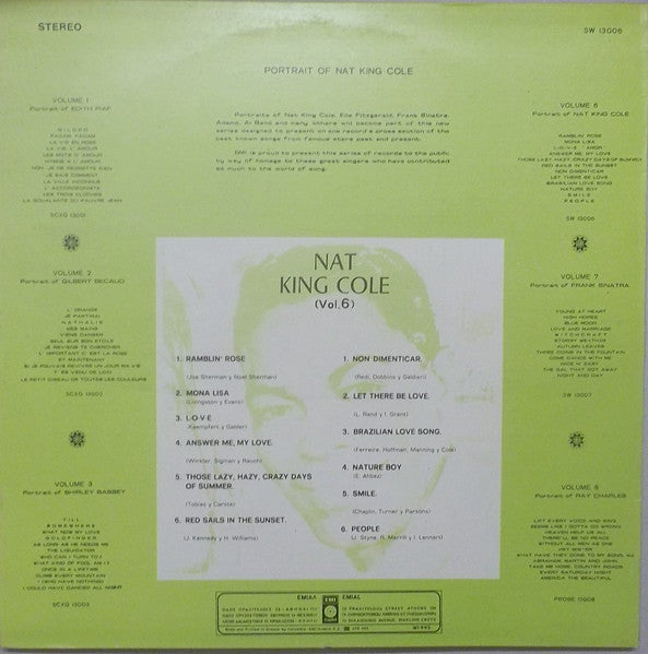 Nat King Cole - Portrait Of Nat King Cole