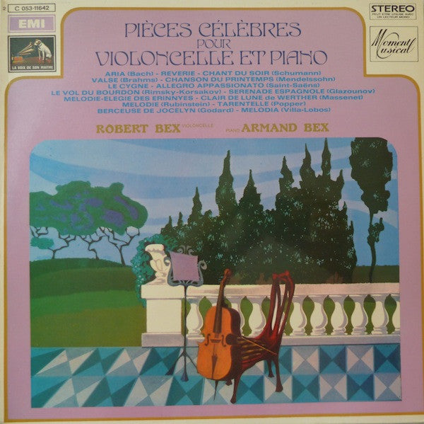 Pièces Célèbres Pour Violoncelle Et Piano - Robert Bex . Armand Bex