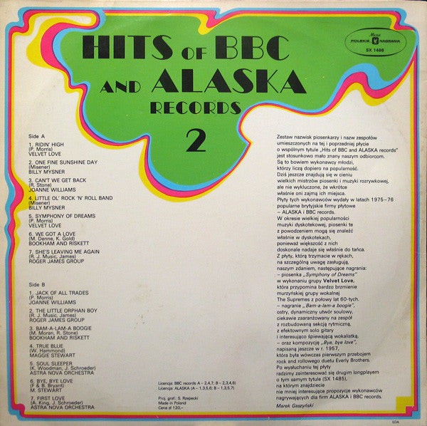 Various Artists – Hits Of BBC And Alaska Records 2