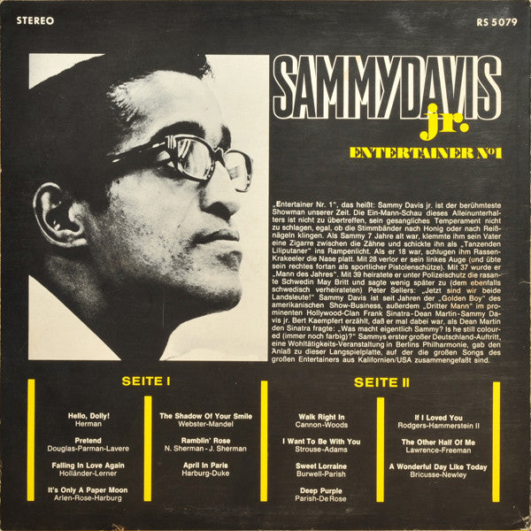 Sammy Davis Jr. - Entertainer No 1