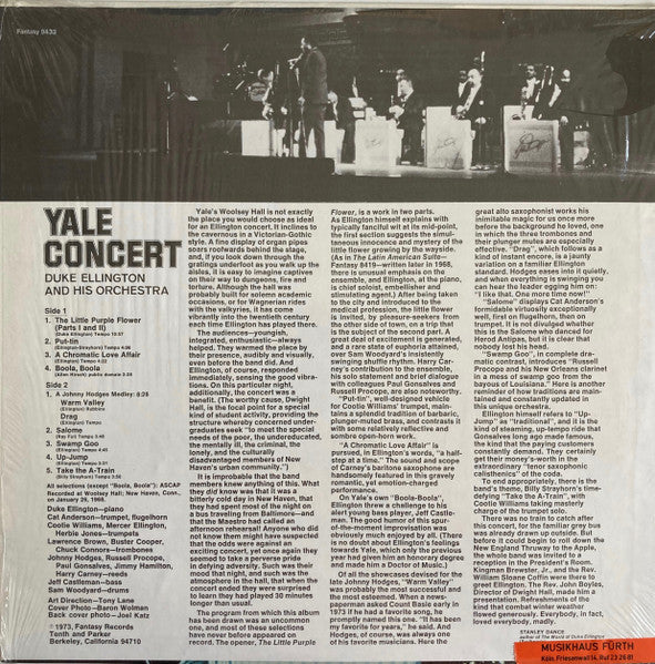 Duke Ellington And His Orchestra – Yale Concert
