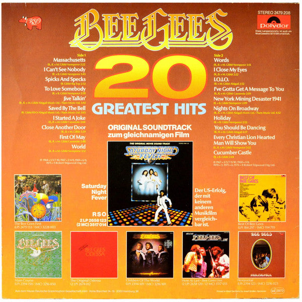 Bee Gees - 20 Greatest Hits