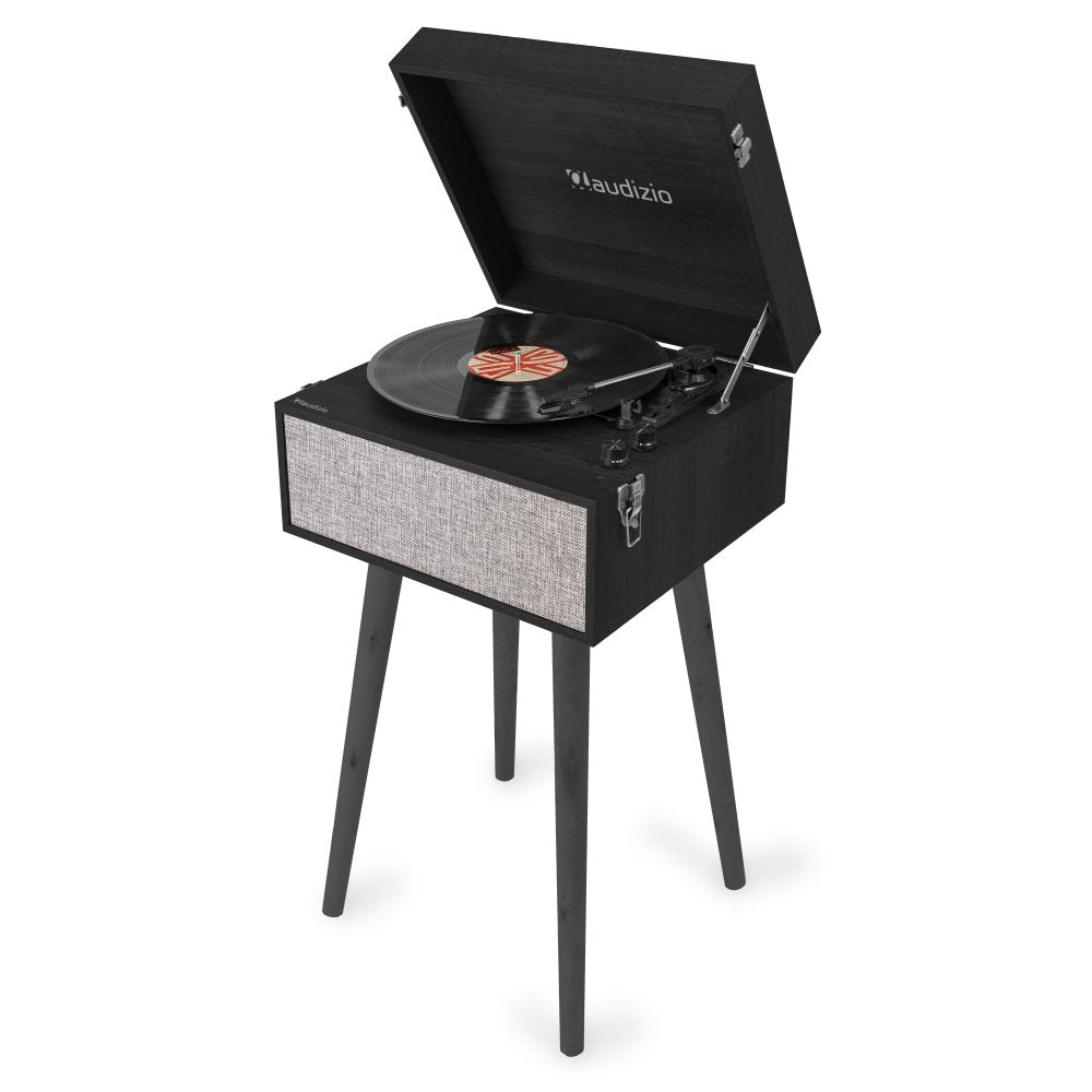 Fremont Record Player With Stand Black